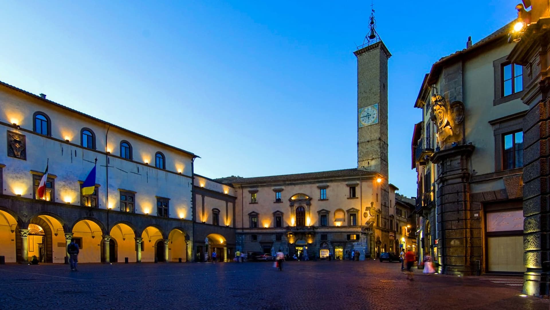 Piazza del Plebiscito a Viterbo